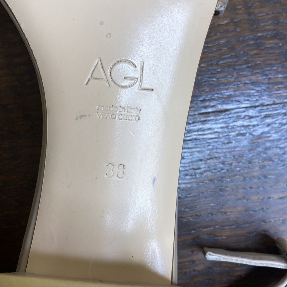 AGL Ankle Strap Sandals Size 38 - Picture 7 of 8